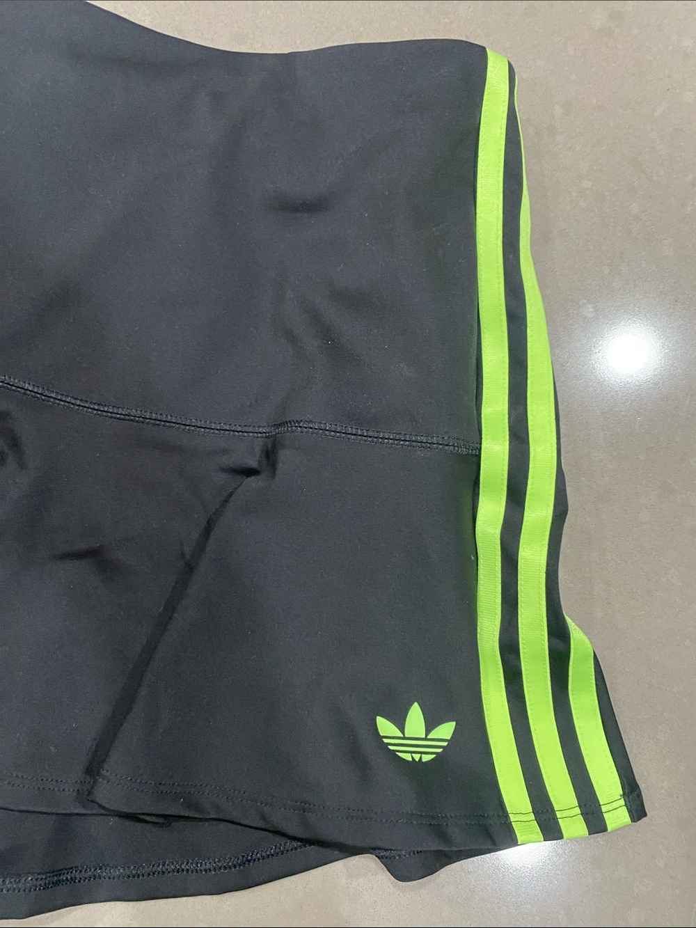 NWT adidas womens mini skirt black size large - Picture 3 of 6